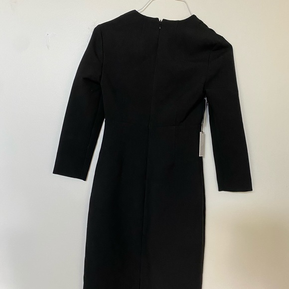 Babaton Masu dress sz 0 black low cut front nwt - Picture 5 of 5